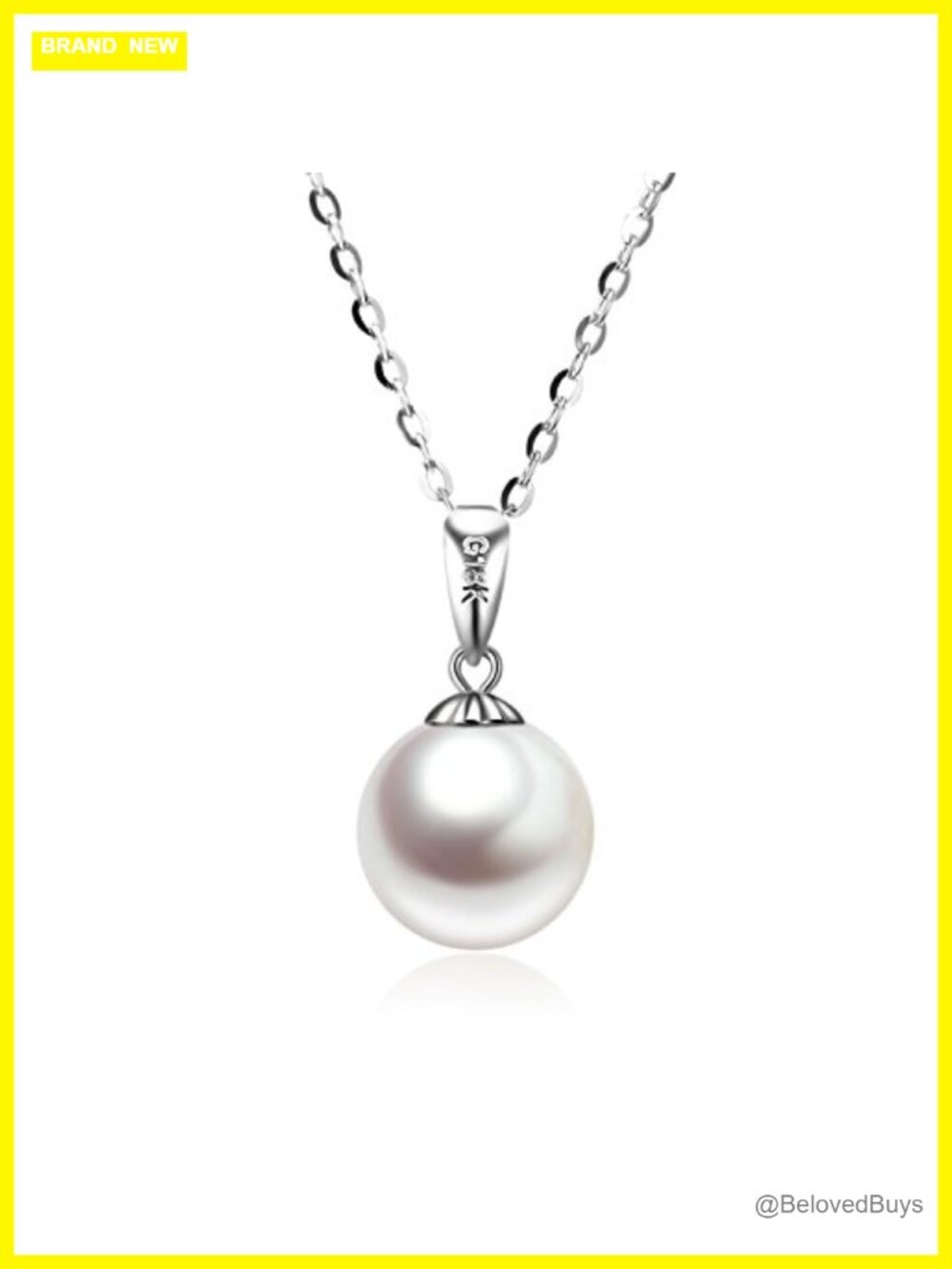 14k Gold Freshwater Pearl Pendant Necklace 18k Gold Women Fine Jewelry